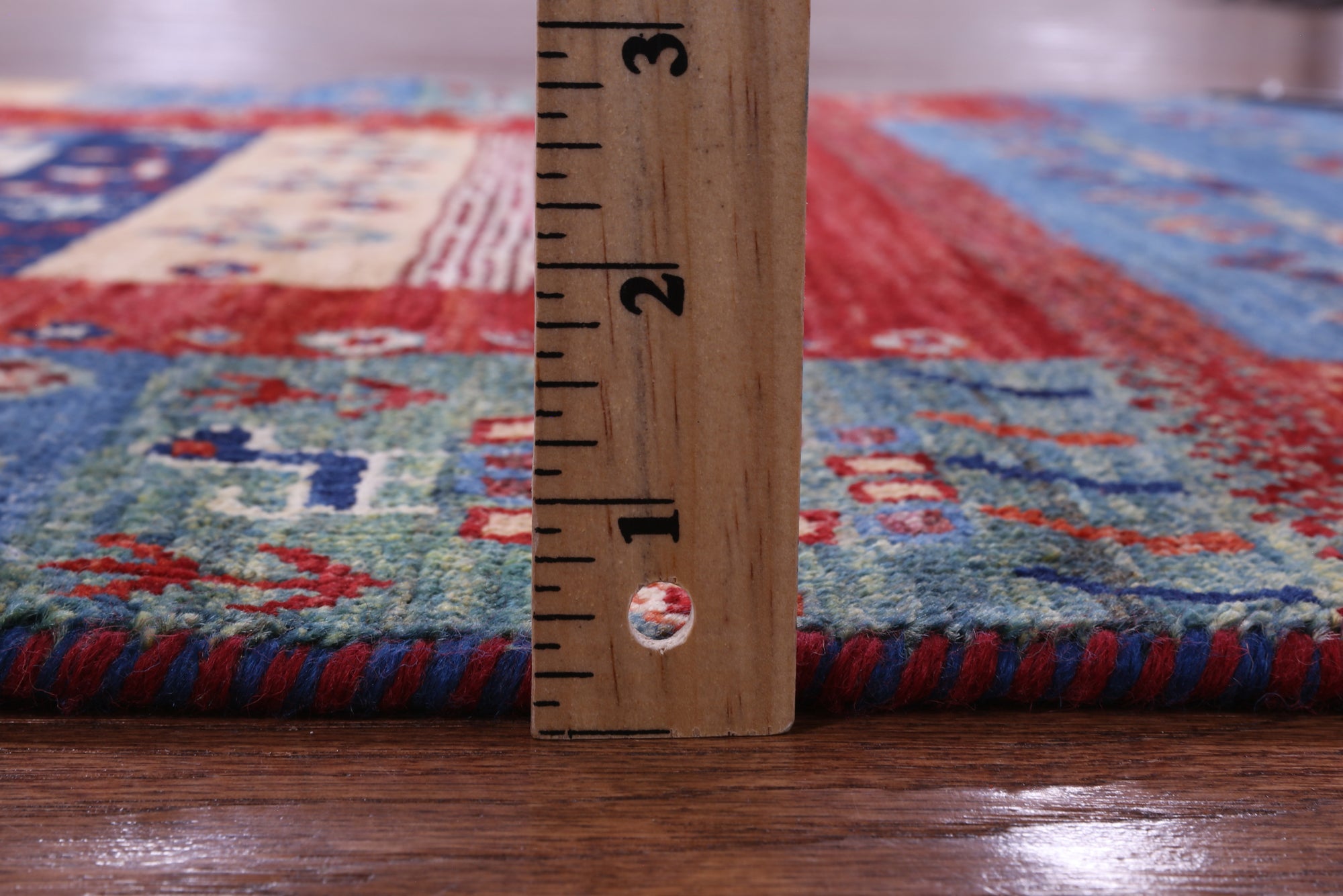 Tribal Persian Gabbeh Hand Knotted Wool Rug - 2' 8" X 4' 4" - Golden Nile