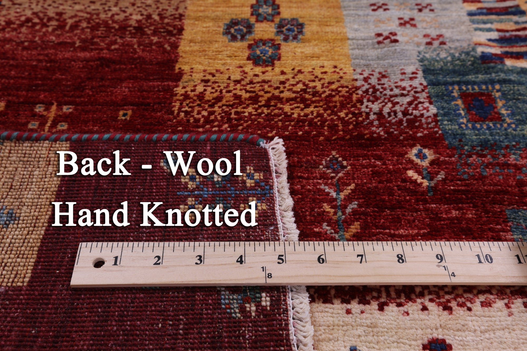 Tribal Persian Gabbeh Handmade Wool Rug - 2' 7" X 4' 0" - Golden Nile