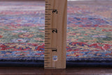 Geometric Persian Mamluk Hand Knotted Wool Rug - 9' 1" X 11' 9" - Golden Nile