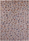 Ivory Fish Design Persian Gabbeh Handmade Wool Rug - 9' 9" X 13' 6" - Golden Nile