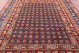 Antiqued Pazyryk Historical Design Hand Knotted Wool Rug - 9' 0" X 11' 9" - Golden Nile