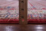 Antiqued Pazyryk Historical Design Handmade Wool Rug - 8' 2" X 9' 10" - Golden Nile