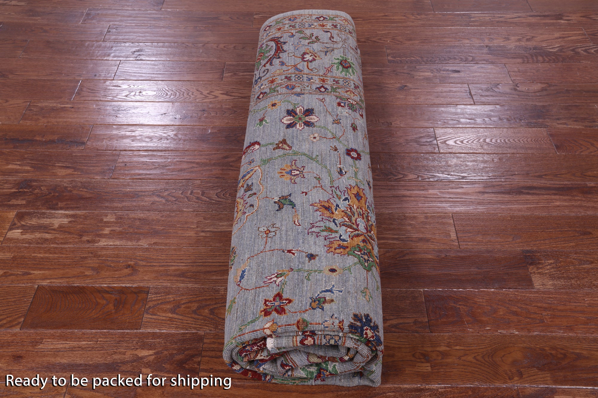 Peshawar Hand Knotted Wool Rug - 8' 8" X 12' 7" - Golden Nile