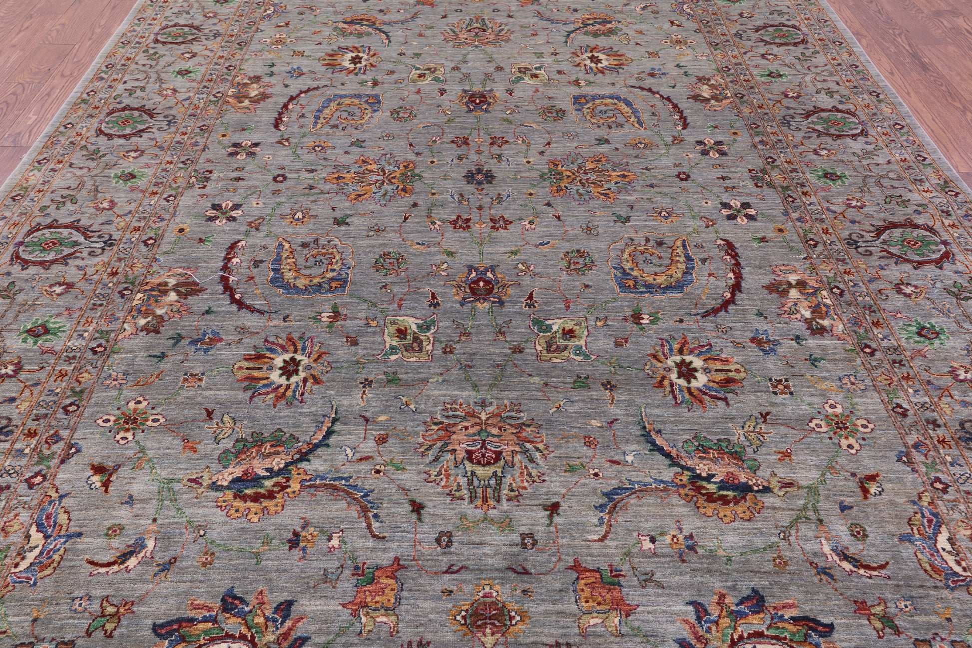 Peshawar Hand Knotted Wool Rug - 8' 8" X 12' 7" - Golden Nile