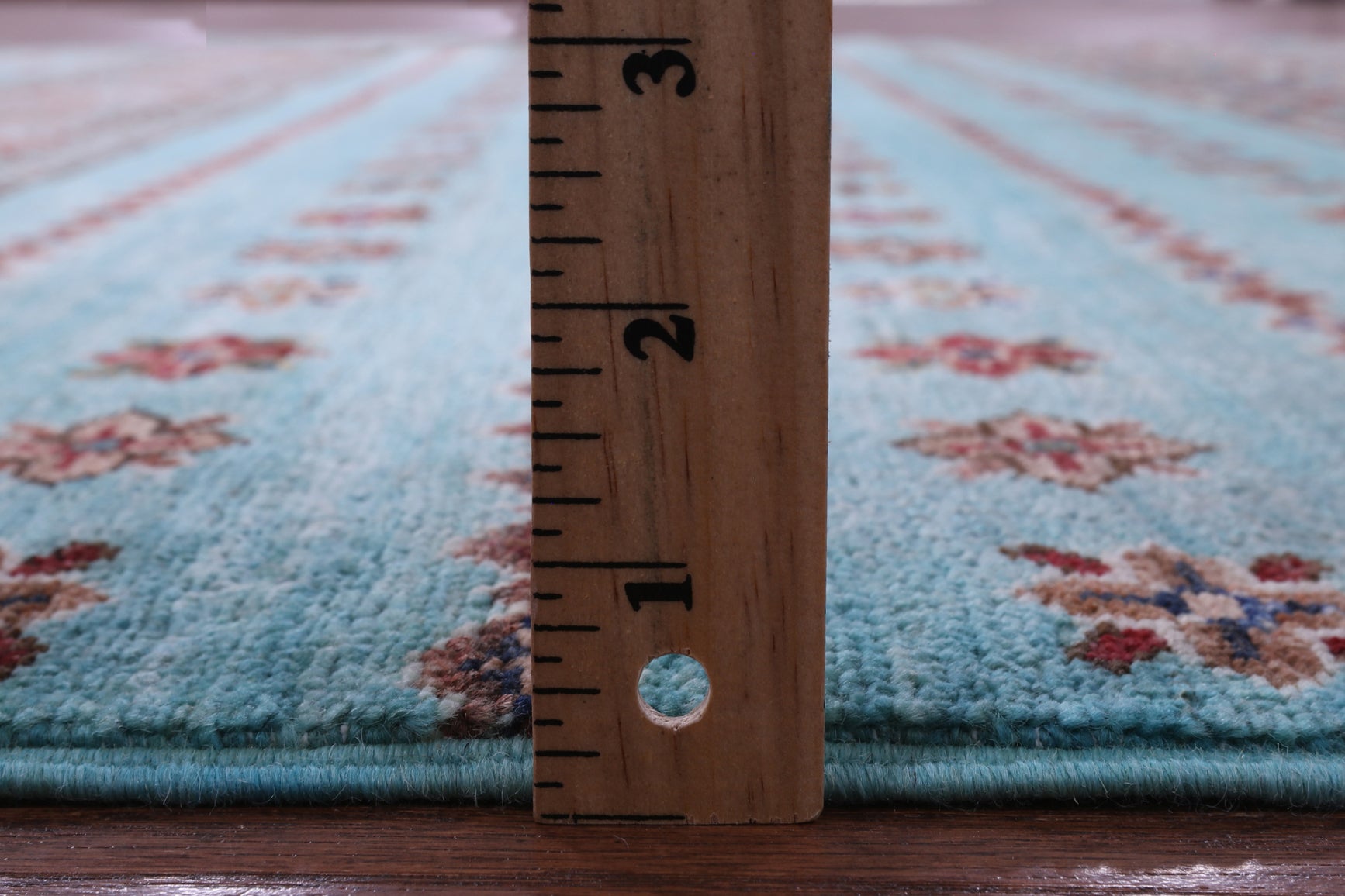Blue Khorjin Persian Gabbeh Hand Knotted Wool Rug - 6' 7" X 9' 6" - Golden Nile