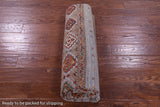 Grey Tribal Persian Gabbeh Hand Knotted Wool Rug - 5' 8" X 8' 1" - Golden Nile