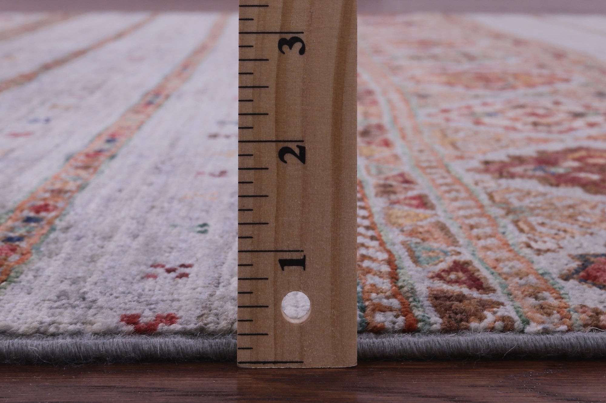 Grey Tribal Persian Gabbeh Hand Knotted Wool Rug - 5' 8" X 8' 1" - Golden Nile