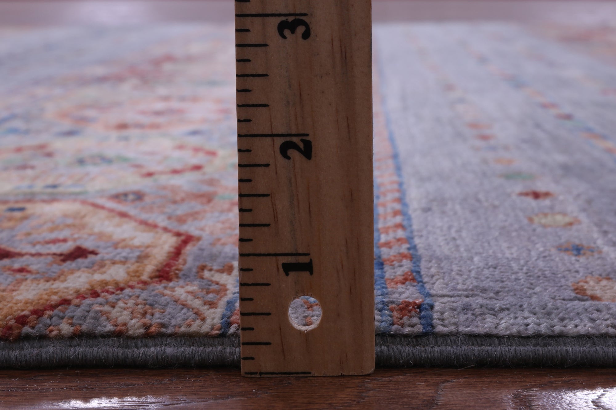 Khorjin Persian Gabbeh Hand Knotted Wool Rug - 5' 2" X 6' 6" - Golden Nile
