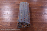 Khorjin Persian Gabbeh Hand Knotted Wool Rug - 5' 2" X 6' 6" - Golden Nile