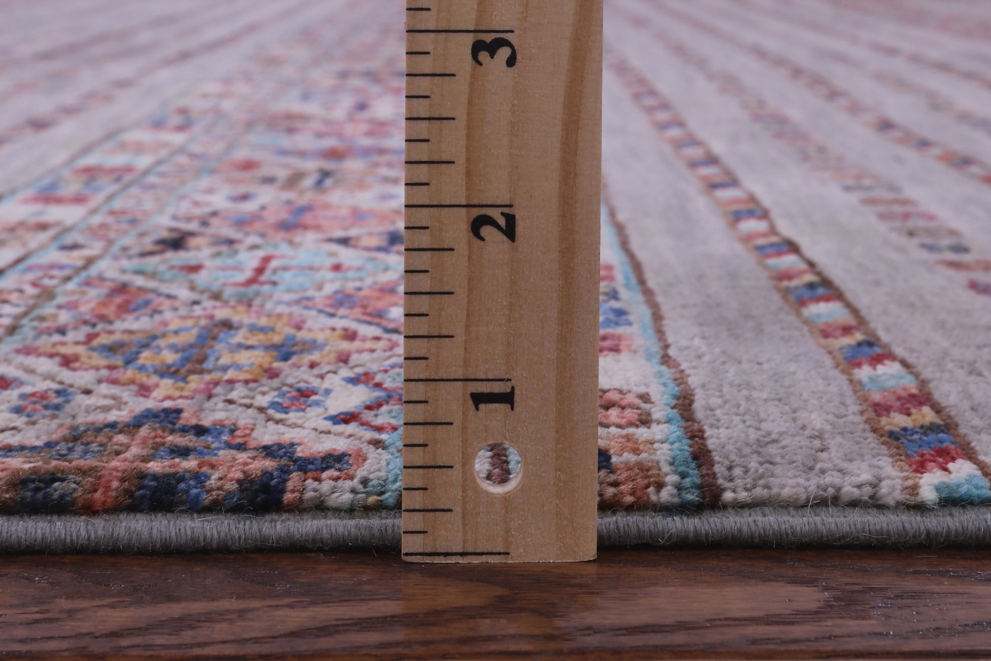 Grey Khorjin Persian Gabbeh Hand Knotted Wool Rug - 6' 9" X 10' 0" - Golden Nile
