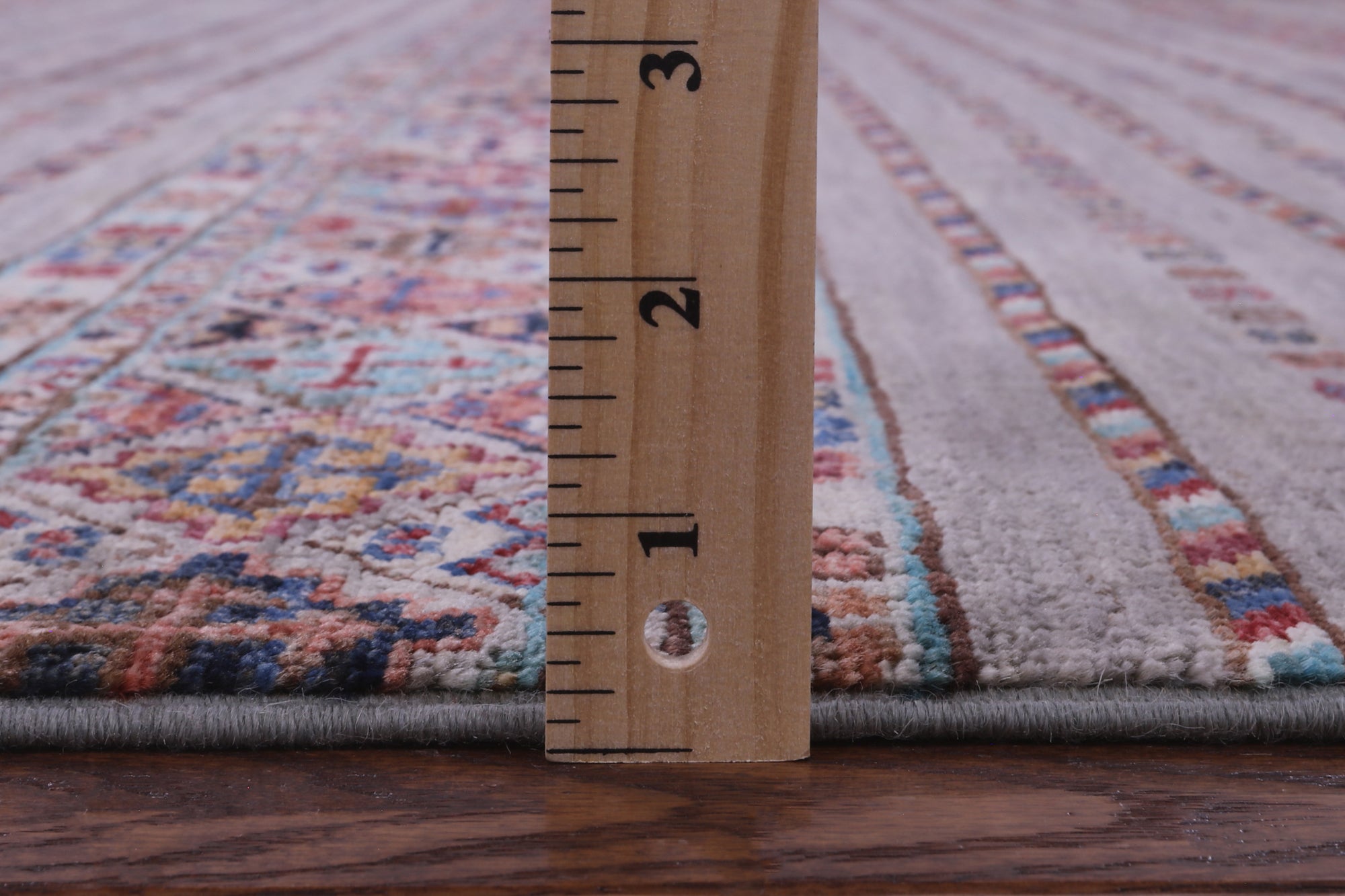 Grey Khorjin Persian Gabbeh Hand Knotted Wool Rug - 6' 9" X 10' 0" - Golden Nile