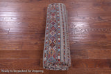 Grey Khorjin Persian Gabbeh Hand Knotted Wool Rug - 6' 9" X 10' 0" - Golden Nile