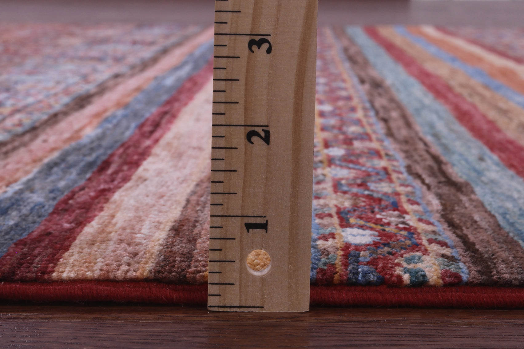 Khorjin Persian Gabbeh Hand Knotted Wool Rug - 5' 1" X 6' 10" - Golden Nile