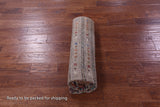 Khorjin Persian Gabbeh Hand Knotted Wool Rug - 5' 0" X 6' 8" - Golden Nile