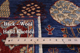 Tribal Persian Gabbeh Hand Knotted Wool Rug - 5' 5" X 7' 9" - Golden Nile