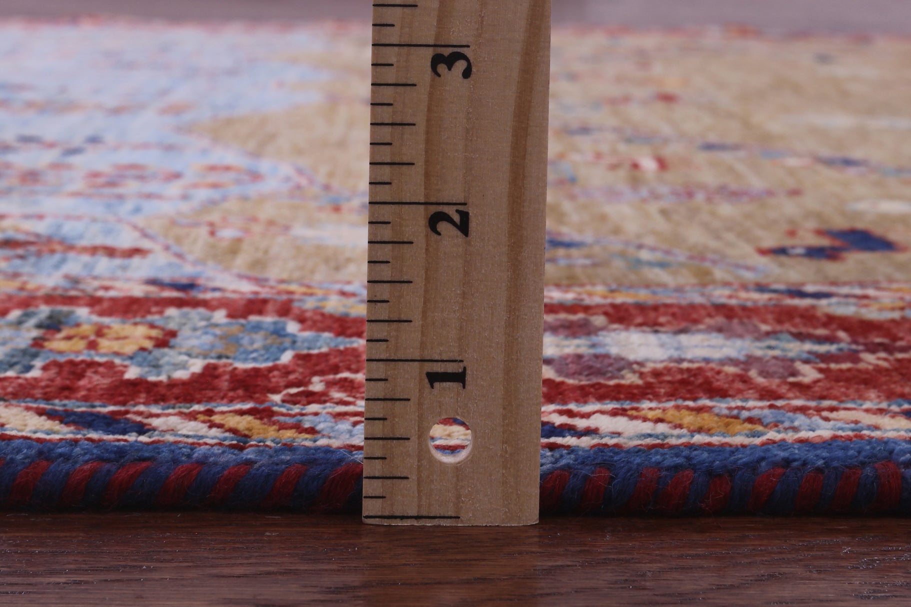 Tribal Persian Gabbeh Hand Knotted Wool Rug - 5' 5" X 7' 9" - Golden Nile