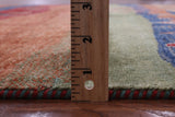 Tribal Persian Gabbeh Hand Knotted Wool Rug - 5' 11" X 8' 1" - Golden Nile