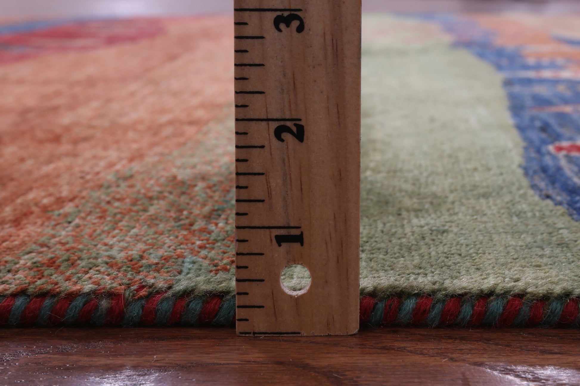 Tribal Persian Gabbeh Hand Knotted Wool Rug - 5' 11" X 8' 1" - Golden Nile