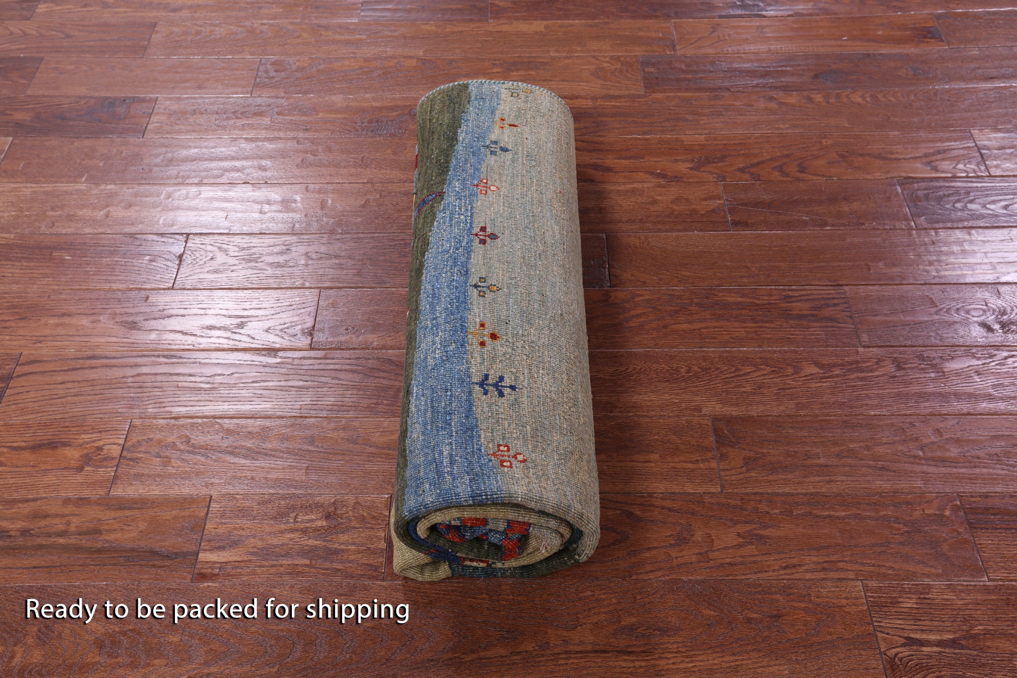 Tribal Persian Gabbeh Hand Knotted Wool Rug - 5' 6" X 7' 11" - Golden Nile