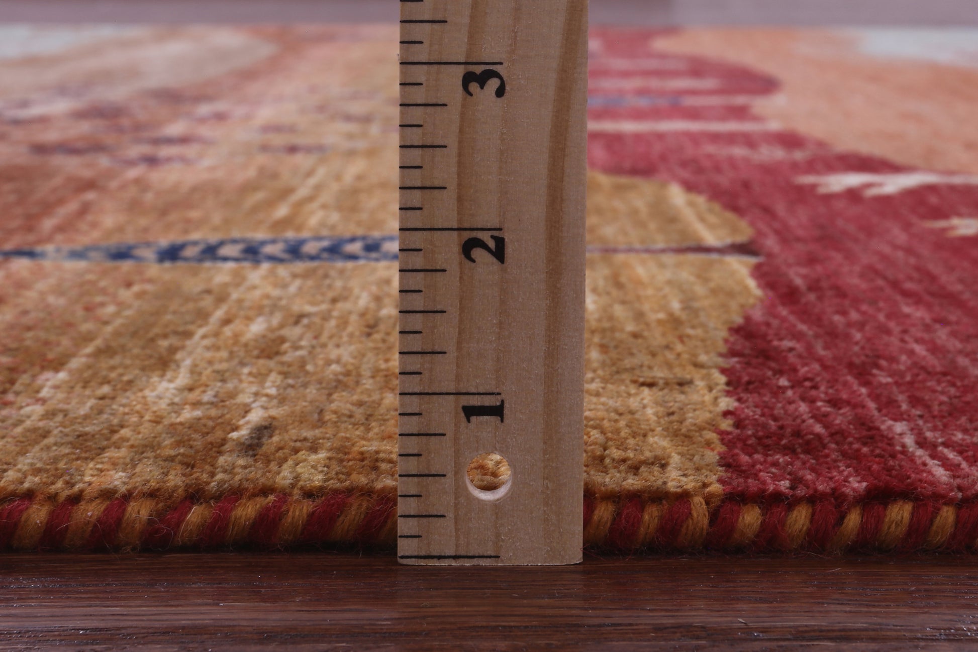 Tribal Persian Gabbeh Hand Knotted Wool Rug - 5' 11" X 8' 3" - Golden Nile