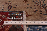 Tribal Persian Gabbeh Hand Knotted Wool Rug - 5' 1" X 6' 10" - Golden Nile