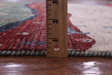 Tribal Persian Gabbeh Hand Knotted Wool Rug - 5' 1" X 6' 10" - Golden Nile