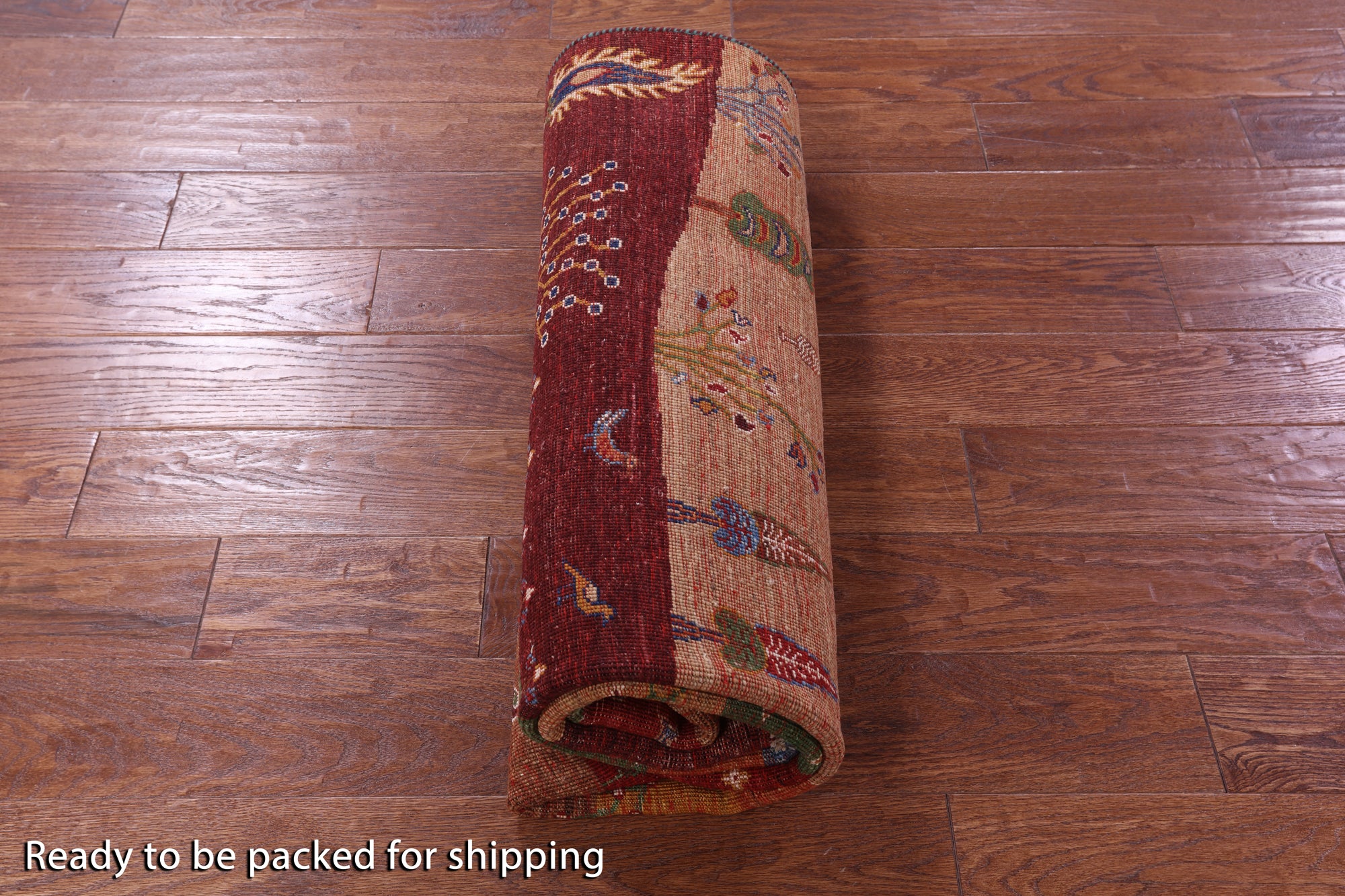 Tribal Persian Gabbeh Hand Knotted Wool Rug - 5' 3" X 7' 1" - Golden Nile