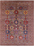 Persian Fine Serapi Handmade Wool Rug - 9' 0" X 12' 0" - Golden Nile