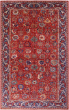 Red Persian Fine Serapi Handmade Wool Rug - 15' 0" X 24' 4" - Golden Nile