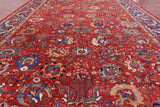 Red Persian Fine Serapi Handmade Wool Rug - 15' 0" X 24' 4" - Golden Nile
