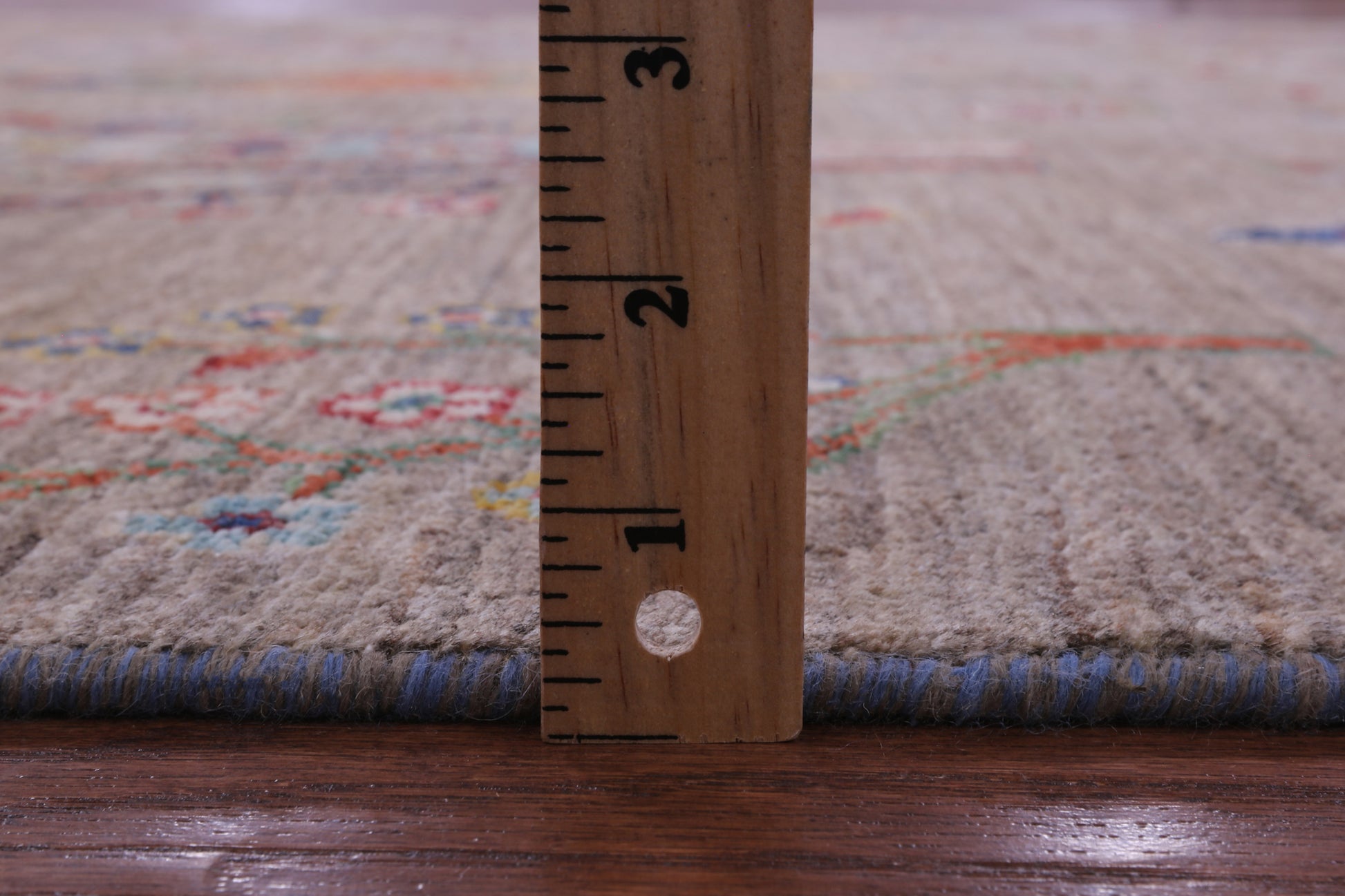 Tribal Persian Gabbeh Hand Knotted Wool Rug - 6' 7" X 9' 7" - Golden Nile