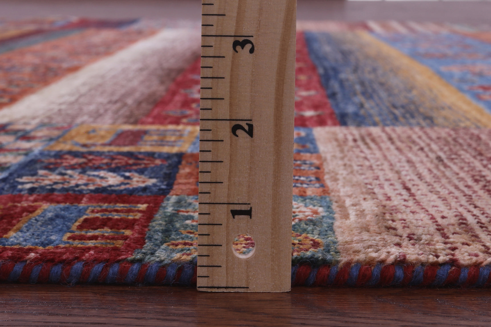 Tribal Persian Gabbeh Hand Knotted Wool Rug - 5' 8" X 7' 10" - Golden Nile