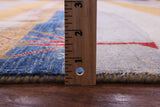 Tribal Persian Gabbeh Hand Knotted Wool Rug - 8' 3" X 9' 9" - Golden Nile