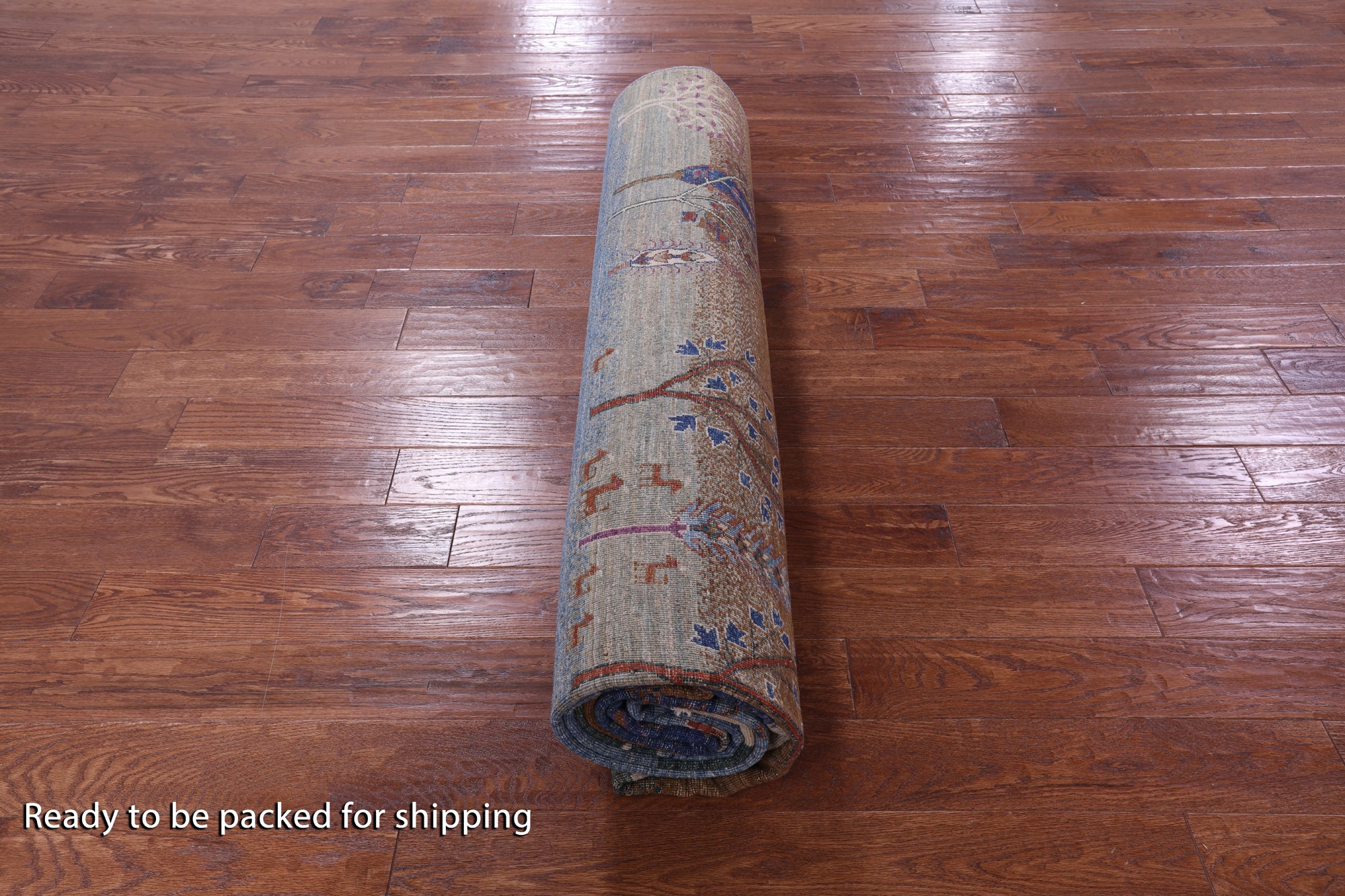 Tribal Persian Gabbeh Hand Knotted Wool Rug - 9' 8" X 13' 2" - Golden Nile