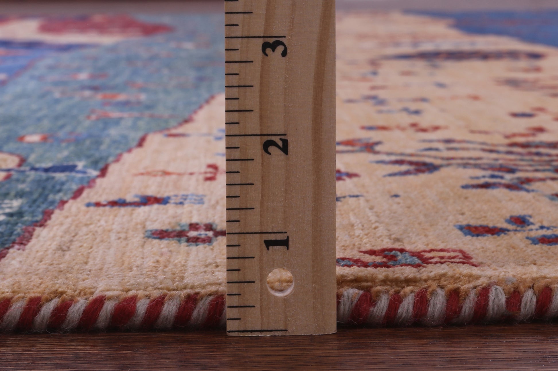 Tribal Persian Gabbeh Hand Knotted Wool Rug - 7' 10" X 9' 8" - Golden Nile