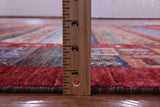 Tribal Persian Gabbeh Hand Knotted Wool Rug - 5' 7" X 8' 0" - Golden Nile