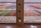 Tribal Persian Gabbeh Handmade Wool Rug - 5' 5" X 7' 7" - Golden Nile