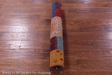Tribal Persian Gabbeh Hand Knotted Wool Rug - 3' 4" X 4' 10" - Golden Nile