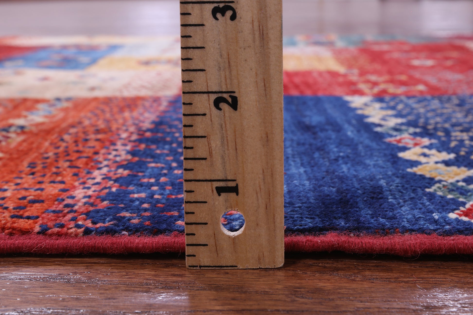 Tribal Persian Gabbeh Hand Knotted Wool Rug - 2' 7" X 4' 0" - Golden Nile