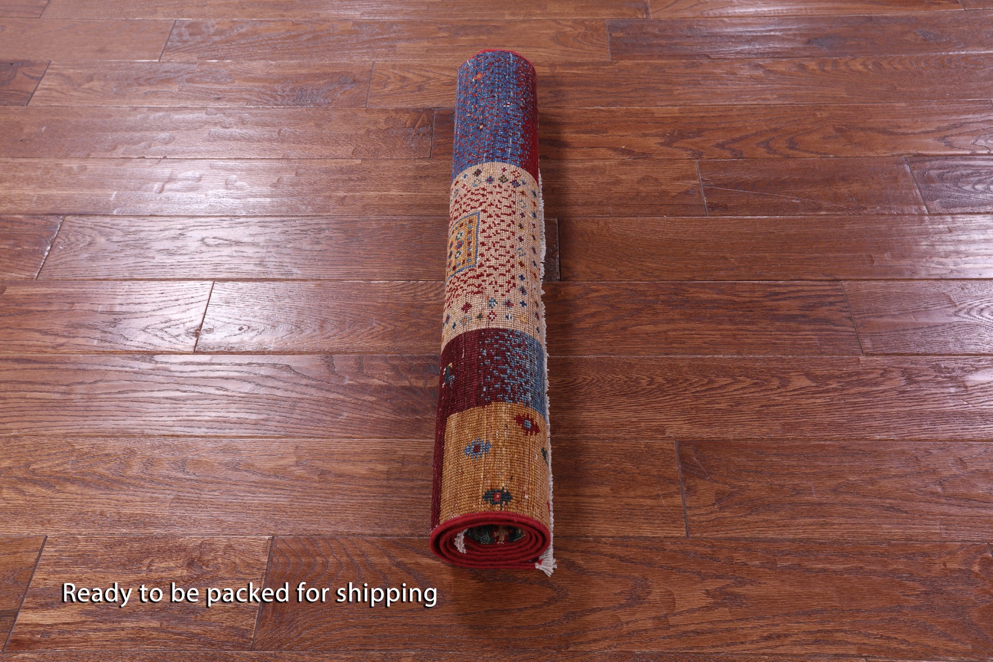 Tribal Persian Gabbeh Hand Knotted Wool Rug - 2' 7" X 4' 0" - Golden Nile