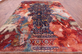 Modern Fine Serapi Hand Knotted Wool Rug - 9' 11" X 13' 4" - Golden Nile