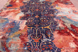 Modern Fine Serapi Hand Knotted Wool Rug - 9' 11" X 13' 4" - Golden Nile