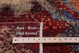 Modern Fine Serapi Hand Knotted Wool Rug - 9' 11" X 13' 4" - Golden Nile