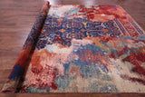 Modern Fine Serapi Hand Knotted Wool Rug - 9' 11" X 13' 4" - Golden Nile