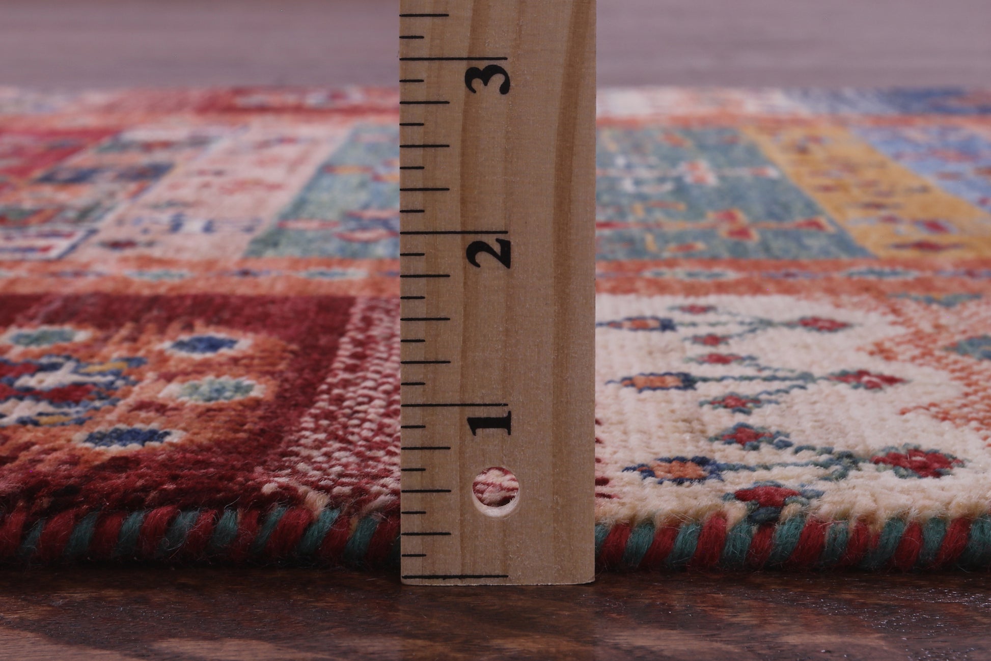 Tribal Persian Gabbeh Hand Knotted Wool Runner Rug - 2' 10" X 9' 10" - Golden Nile