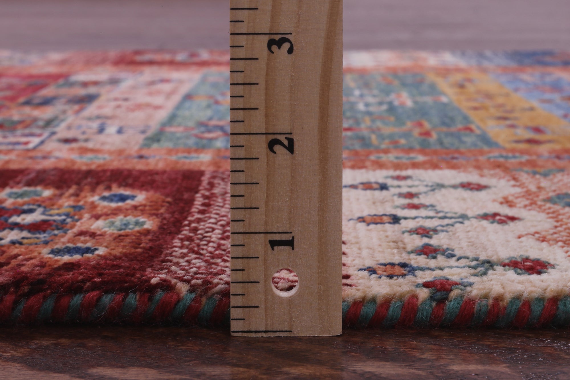 Tribal Persian Gabbeh Hand Knotted Wool Runner Rug - 2' 10" X 9' 10" - Golden Nile