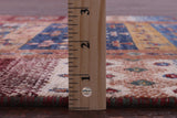 Tribal Persian Gabbeh Hand Knotted Wool Runner Rug - 2' 8" X 9' 10" - Golden Nile