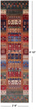 Tribal Persian Gabbeh Hand Knotted Wool Runner Rug - 2' 8" X 9' 10" - Golden Nile