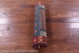 Tribal Persian Gabbeh Hand Knotted Wool Runner Rug - 2' 9" X 10' 1" - Golden Nile