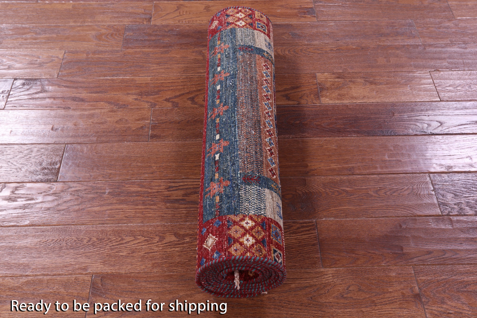 Tribal Persian Gabbeh Hand Knotted Wool Runner Rug - 2' 9" X 10' 1" - Golden Nile